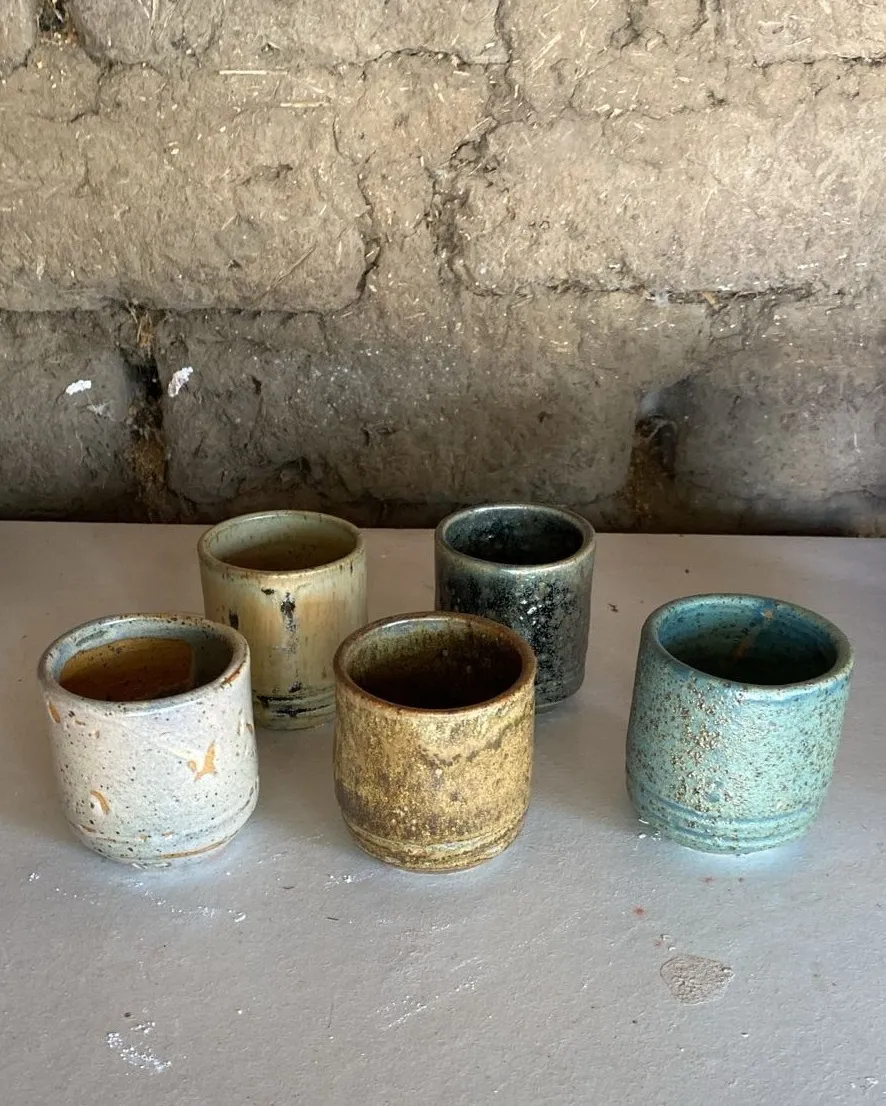 Vasos Cerámica Gres S/Asa